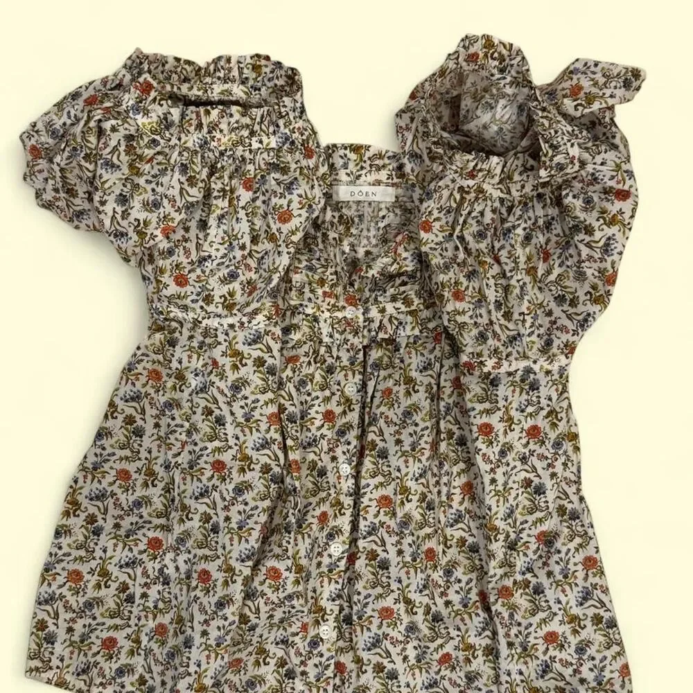 DÔEN Farley Top in Jardin du Château Floral – Size L